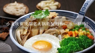 小龙坎和成都老火锅的配料和口味一样吗？