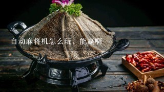 自动麻将机怎么玩，能赢啊