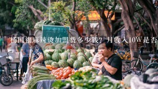 杨国福麻辣烫加盟费多少钱？月收入10W是否属实？