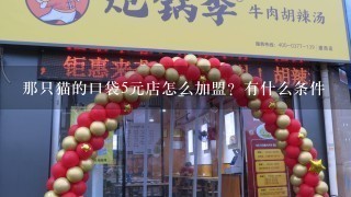 那只猫的口袋5元店怎么加盟？有什么条件