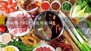 什么牌子的火锅底料最辣？