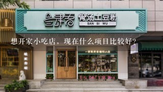 想开家小吃店，现在什么项目比较好？